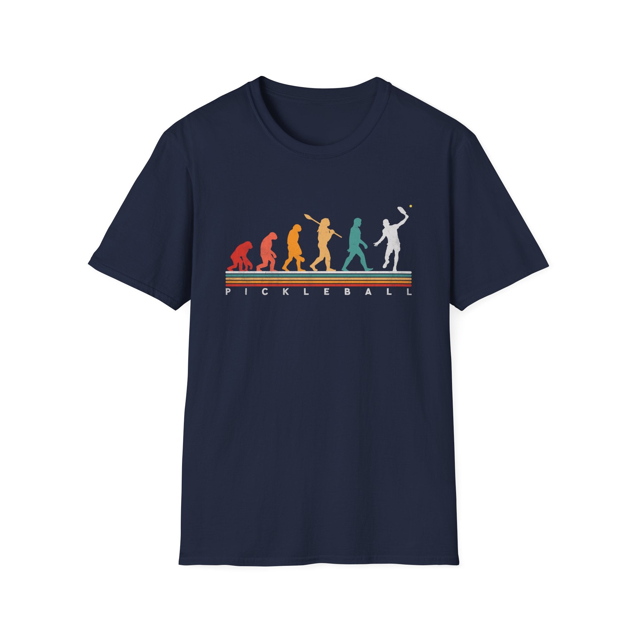 Evolution of a Pickleball Player T-Shirt