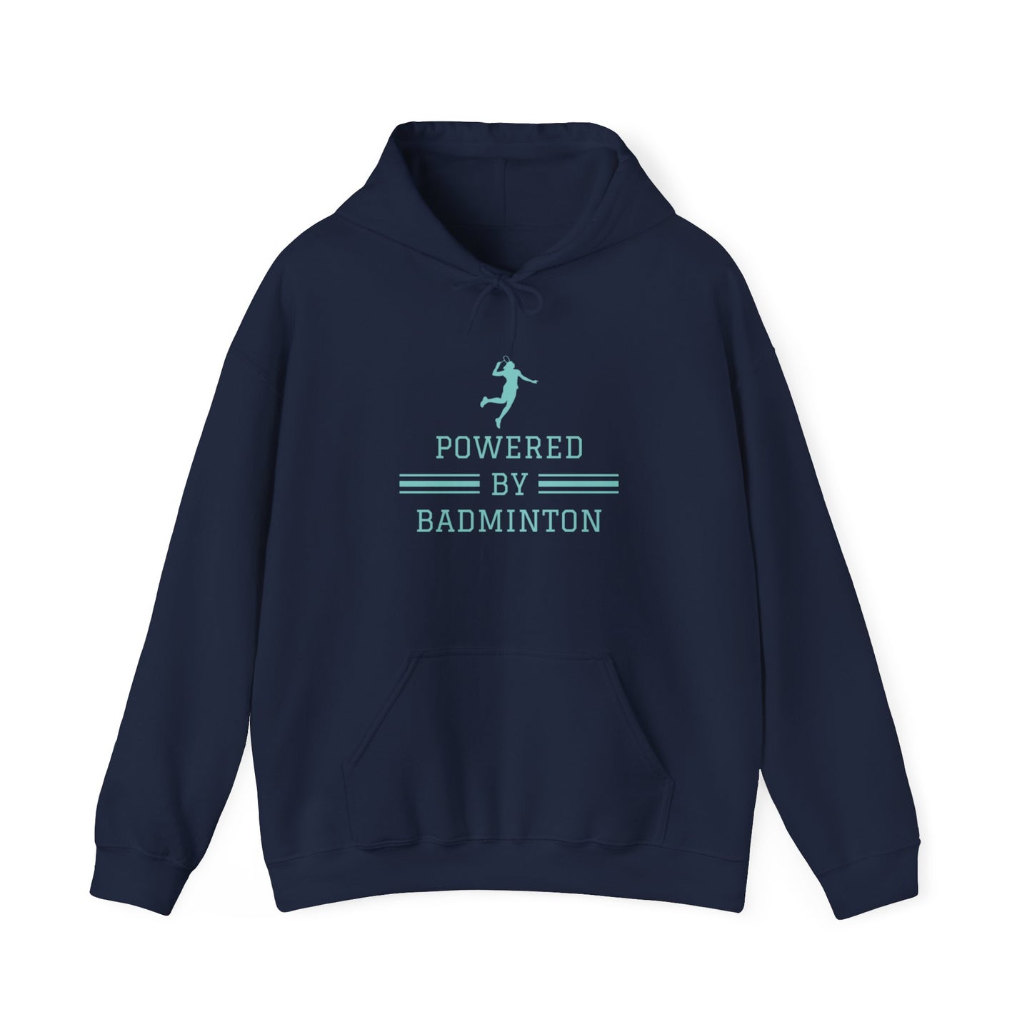 Powered by Badminton (female) Hoodie