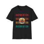 Badminton Retro Rainbow T-shirt