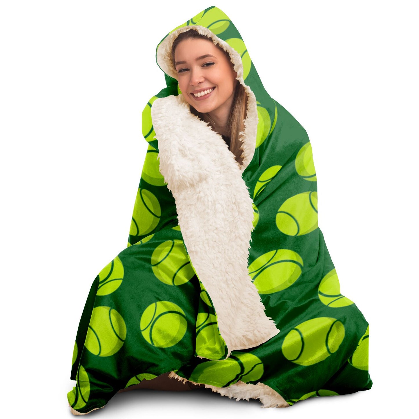 Tennis Lovers Hooded Blanket! (Super Comfy)