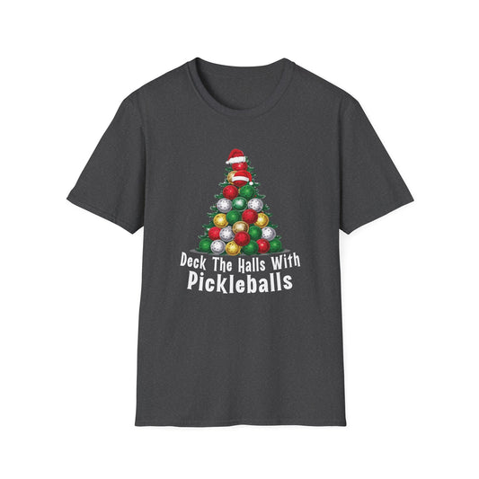 Deck the Halls With Pickleball T-Shirt