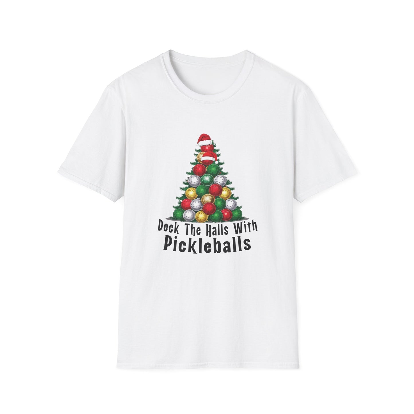 Deck the Halls With Pickleball T-Shirt