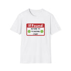 If Found: Return to Pickleball Court T-Shirt