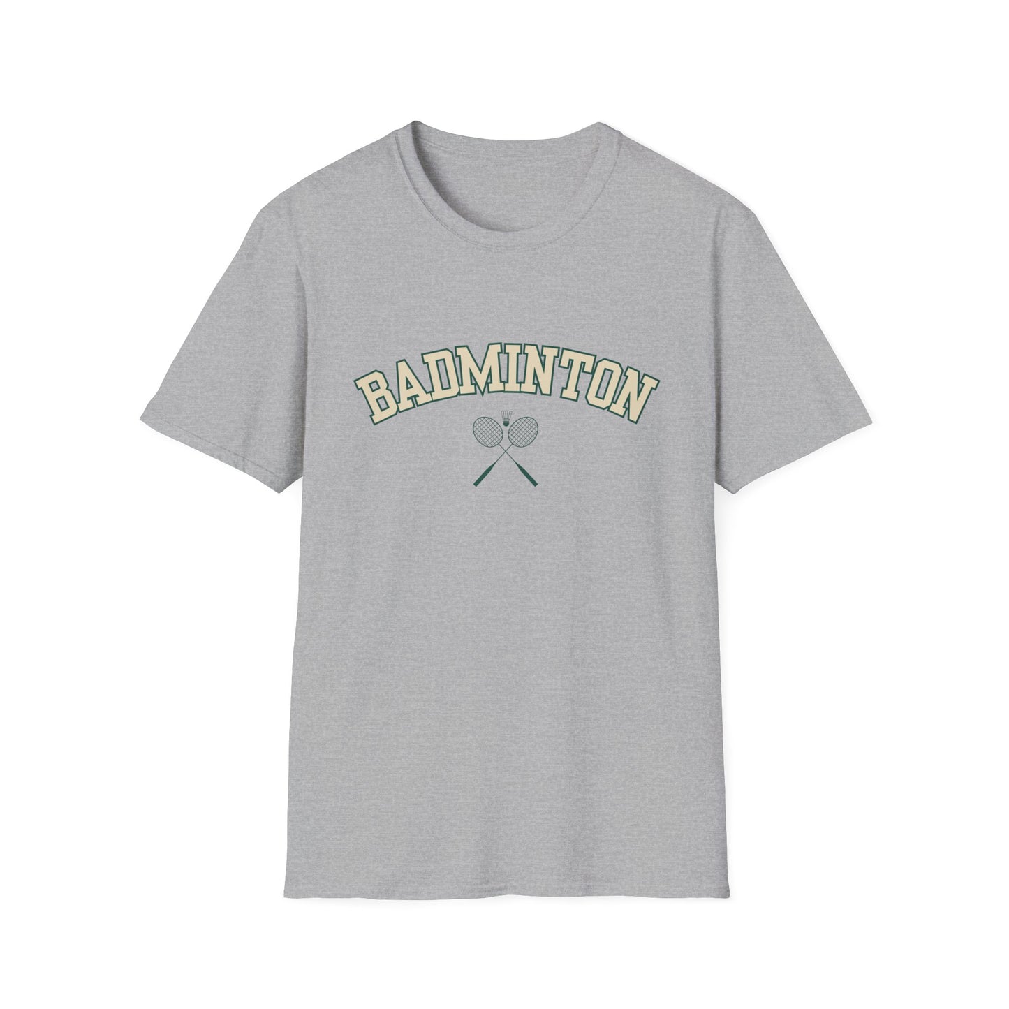 Badminton Varsity Style T-Shirt