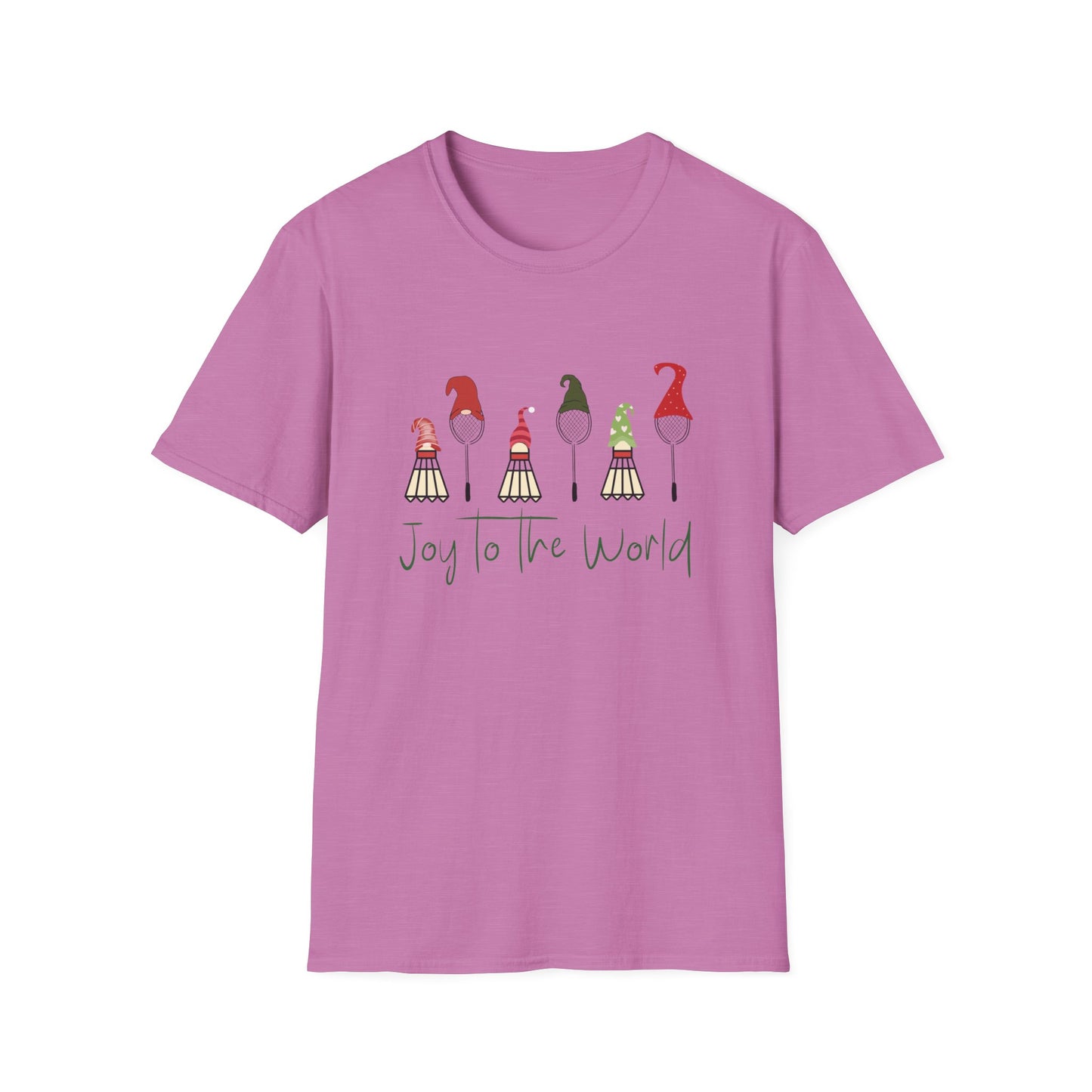 Joy to the World Badminton Holiday T-shirt