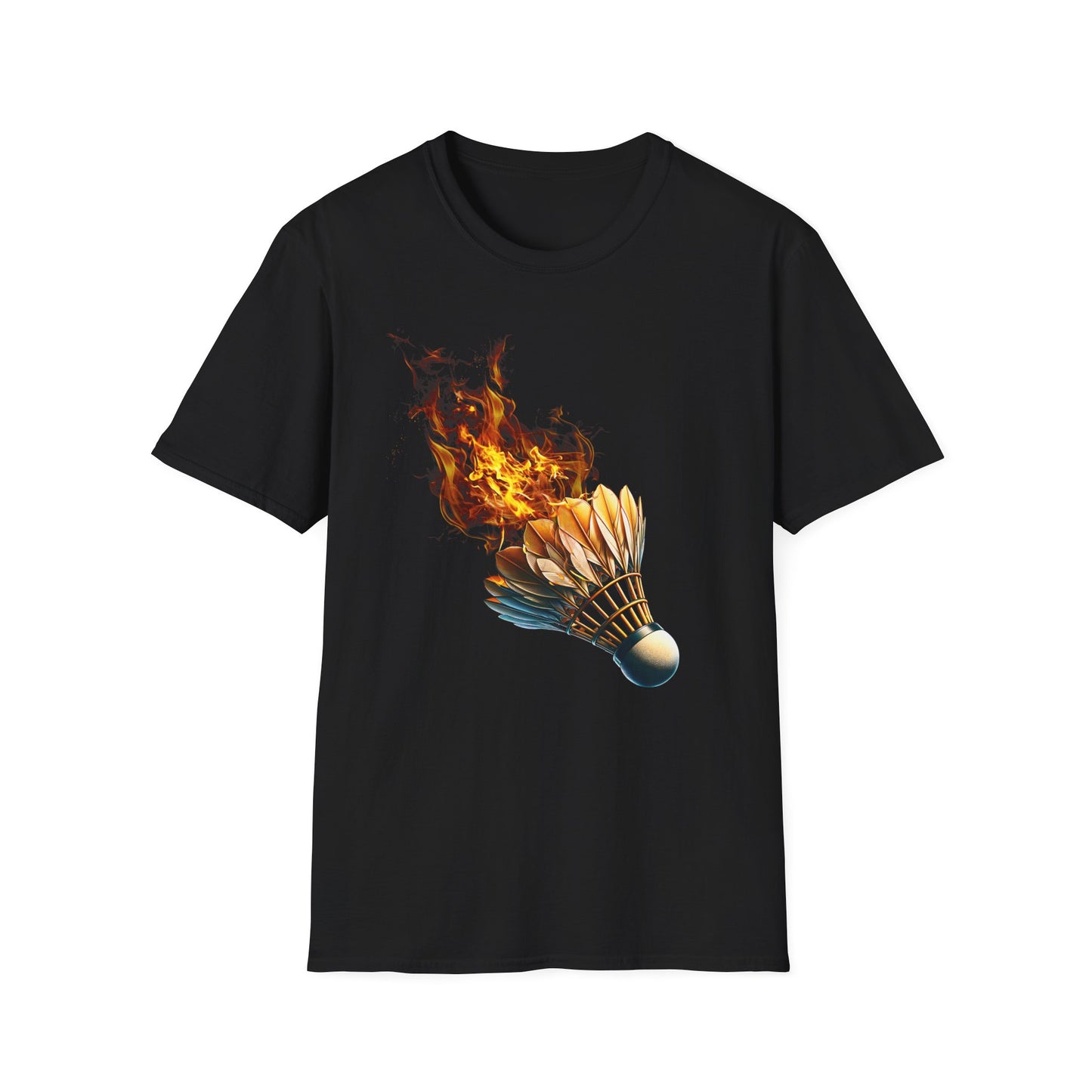 Badminton Fire Shuttle T-Shirt