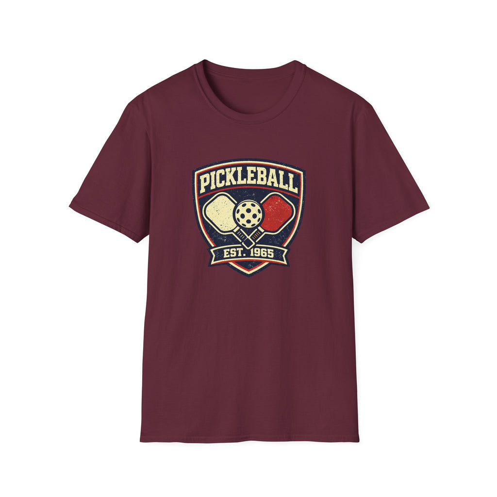 Pickleball Est 1965 Crest T-Shirt
