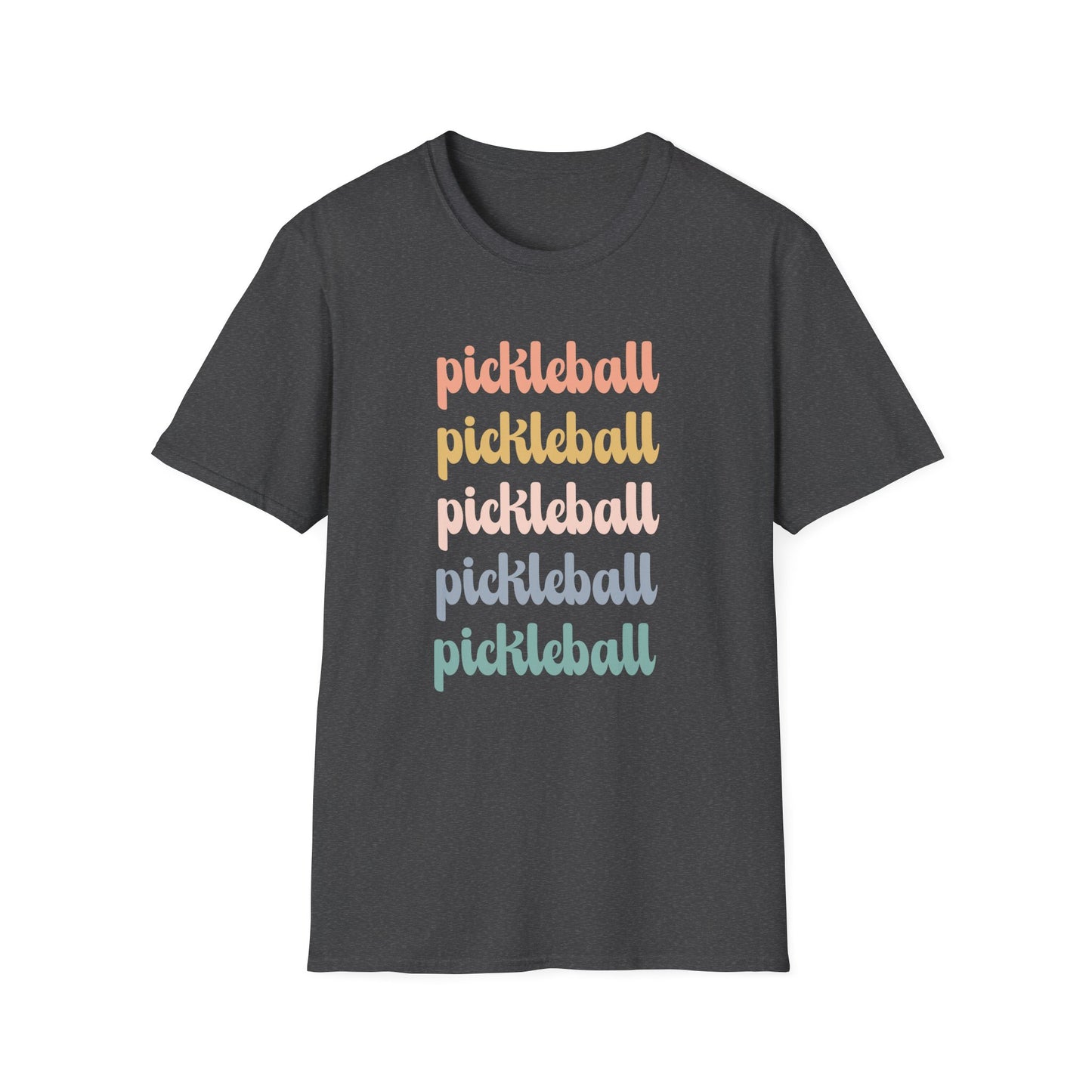 Pickleball Retro Rainbow T-Shirt