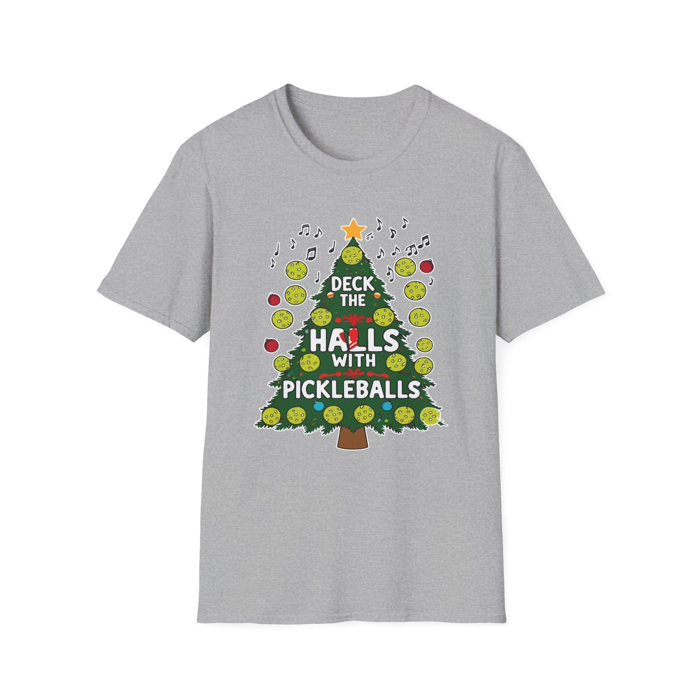 Deck the Halls With Pickleballs T-Shirt