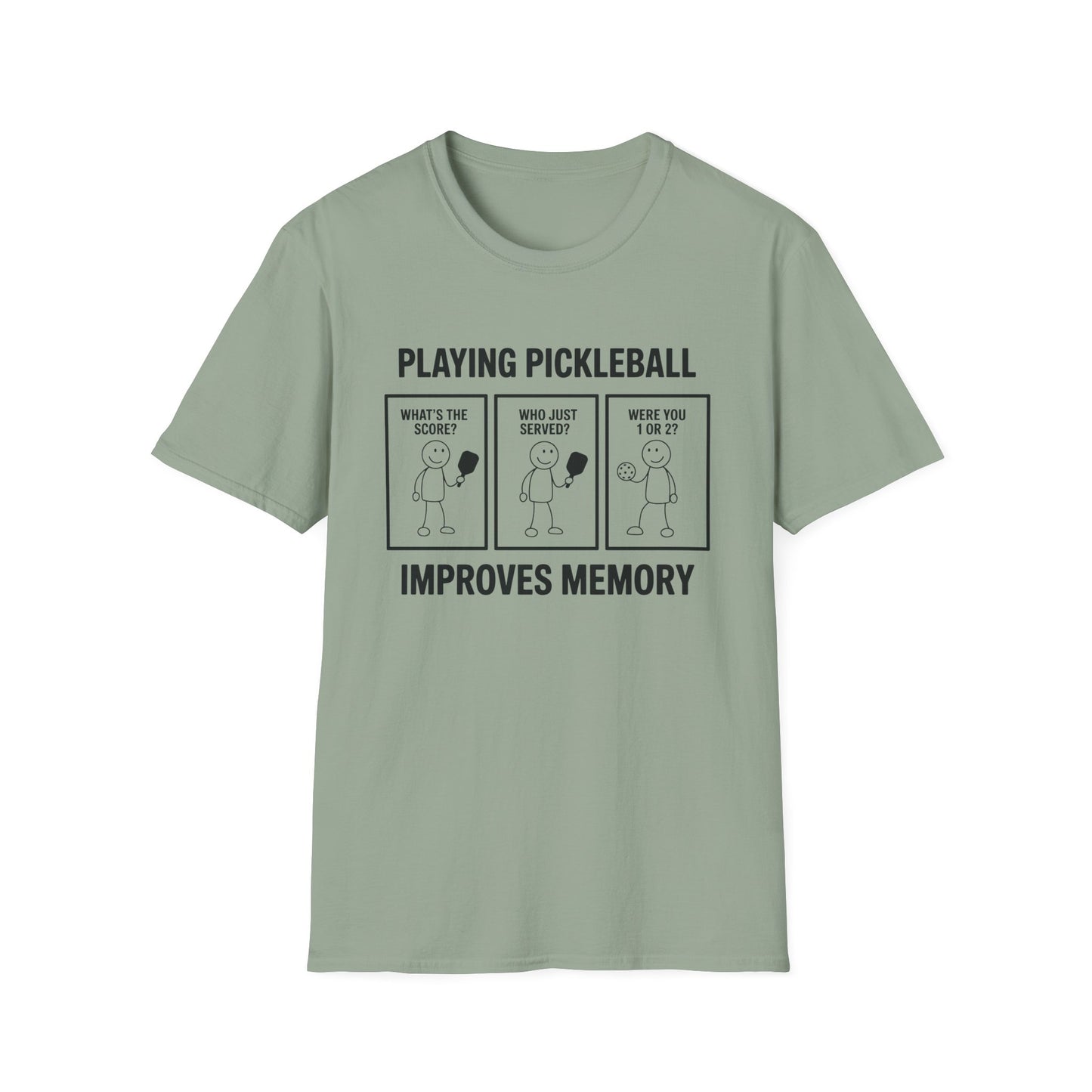 Playing Pickleball Improves Memory T-shirt