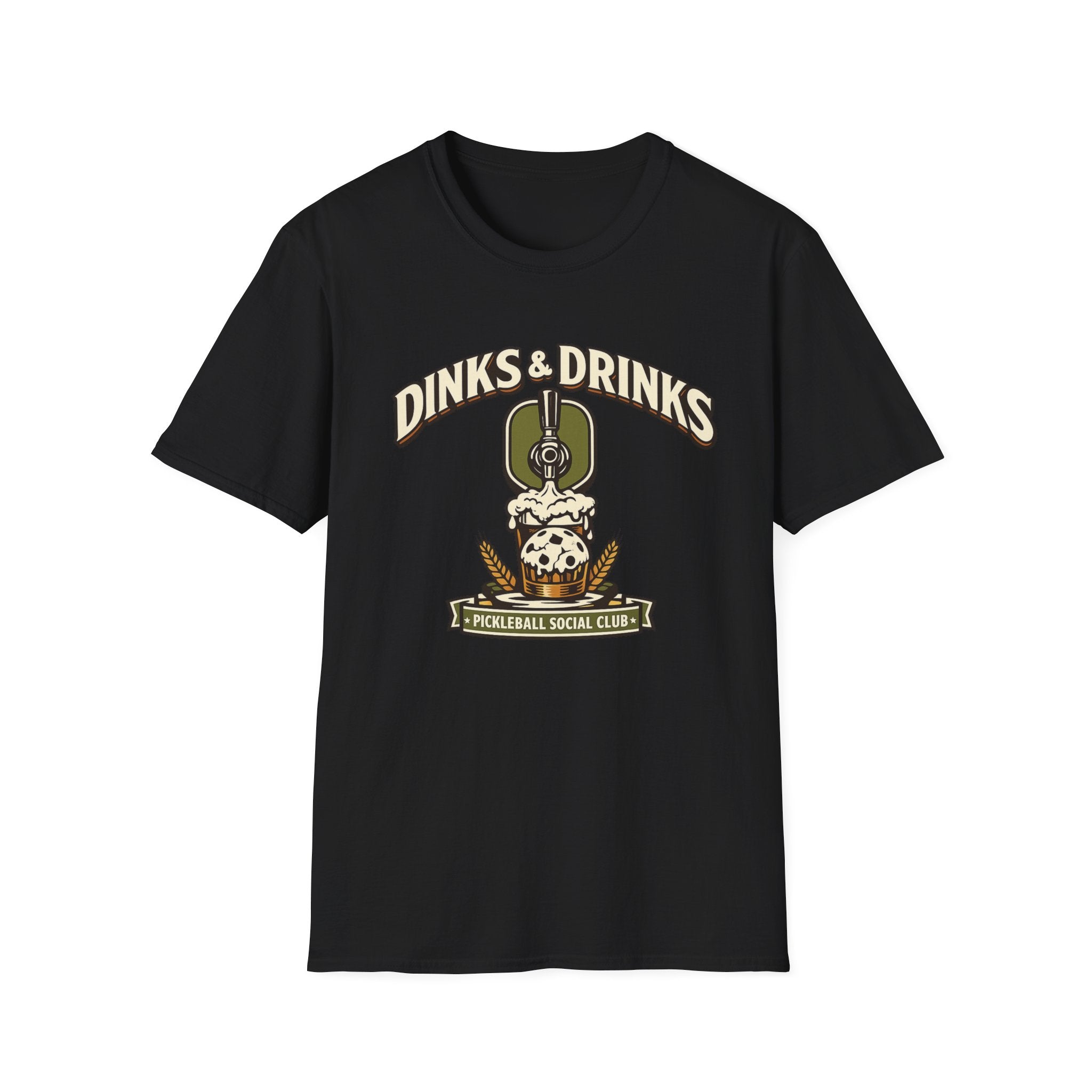 Dink & Drinks Pickleball Social Club T-Shirt