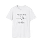 Precision Over Power Pickleball T-Shirt