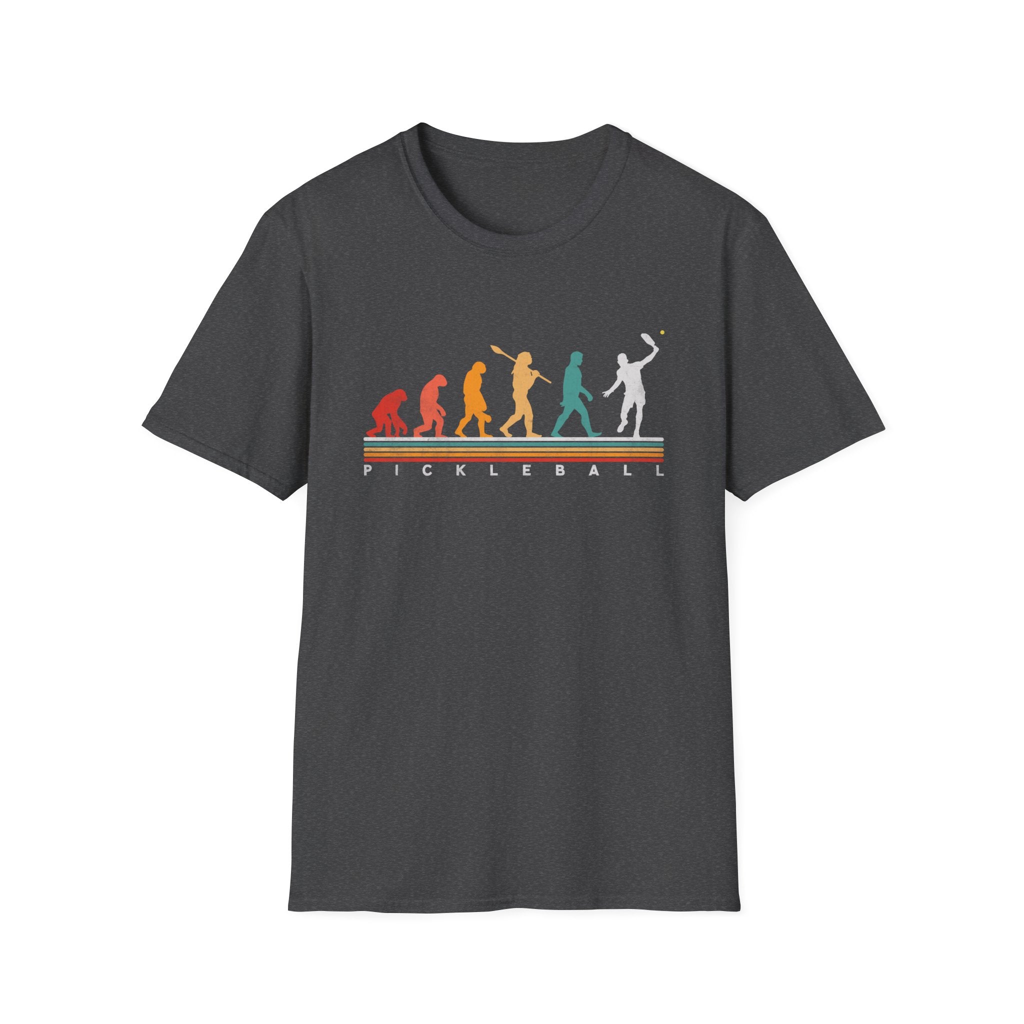 Evolution of a Pickleball Player T-Shirt
