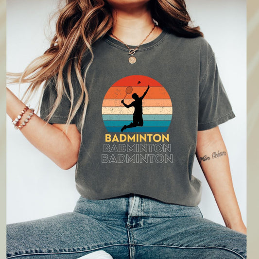 Retro Sunshine Badminton Shirt