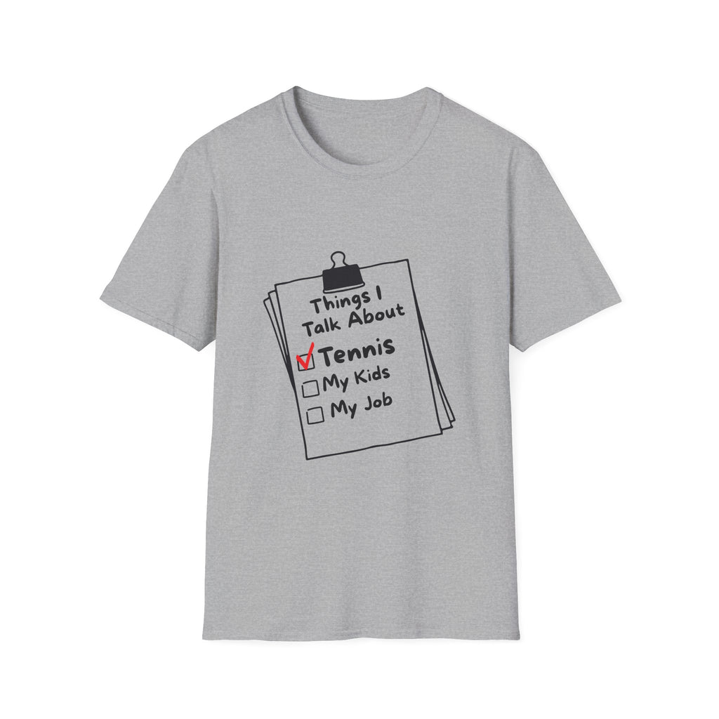 Things I Talk About: Tennis T-Shirt