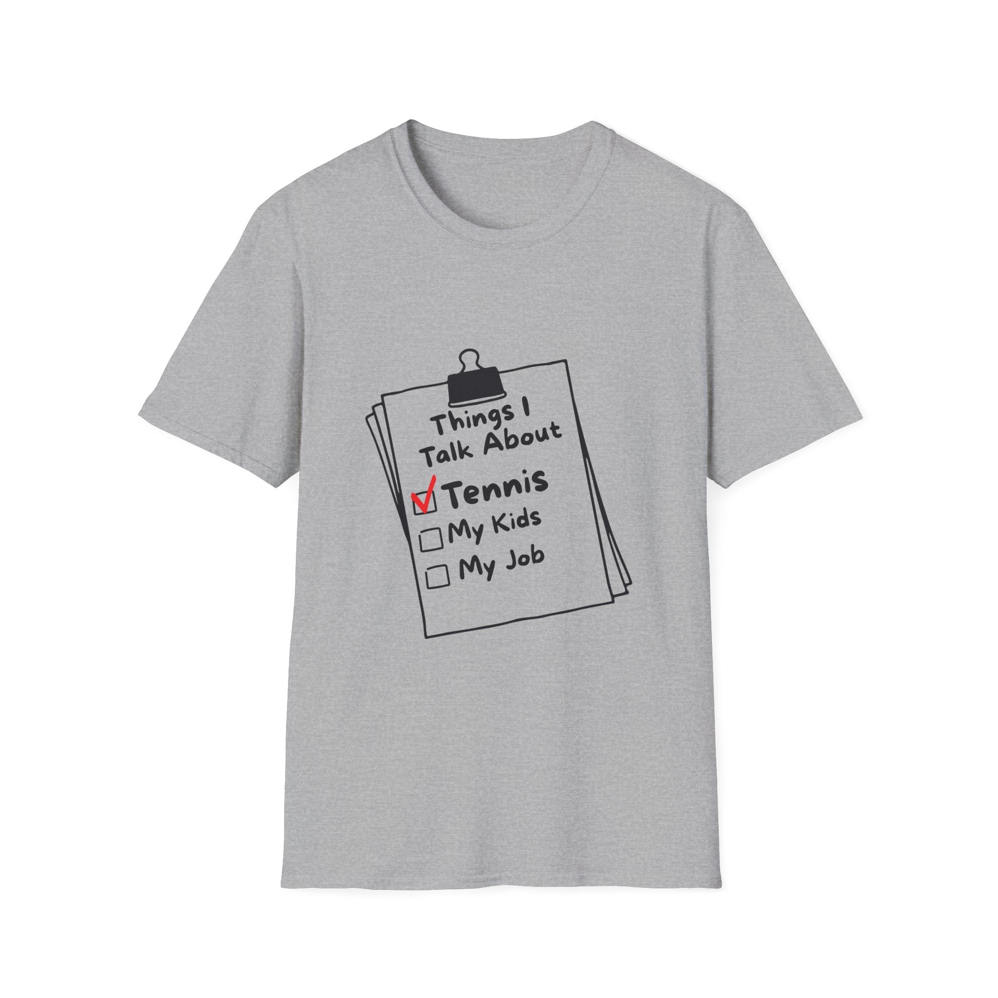 Things I Talk About: Tennis T-Shirt
