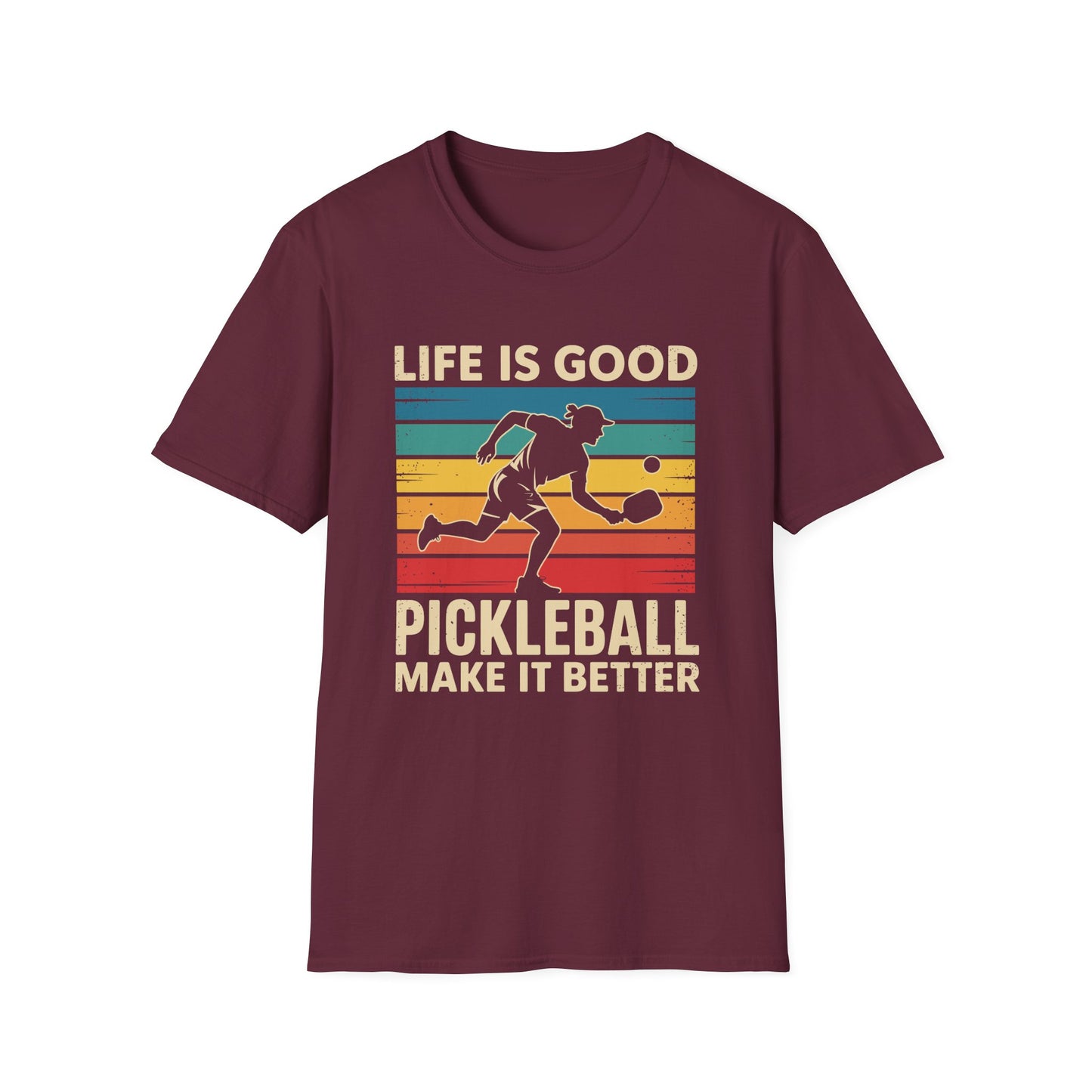 Life is Good - Pickleball Make it Better T-Shirt