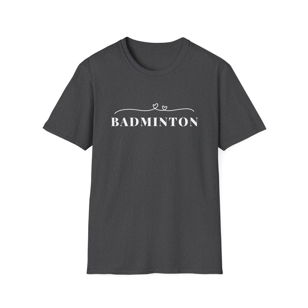 Badminton with Hearts T-shirt