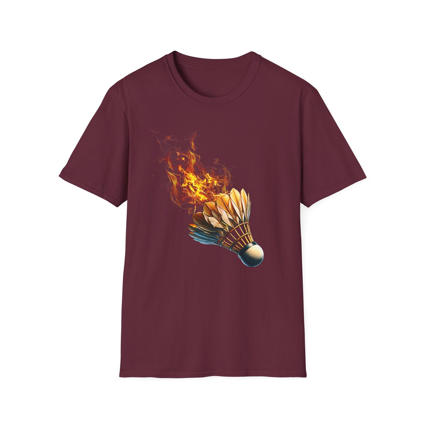 Badminton Fire Shuttle T-Shirt