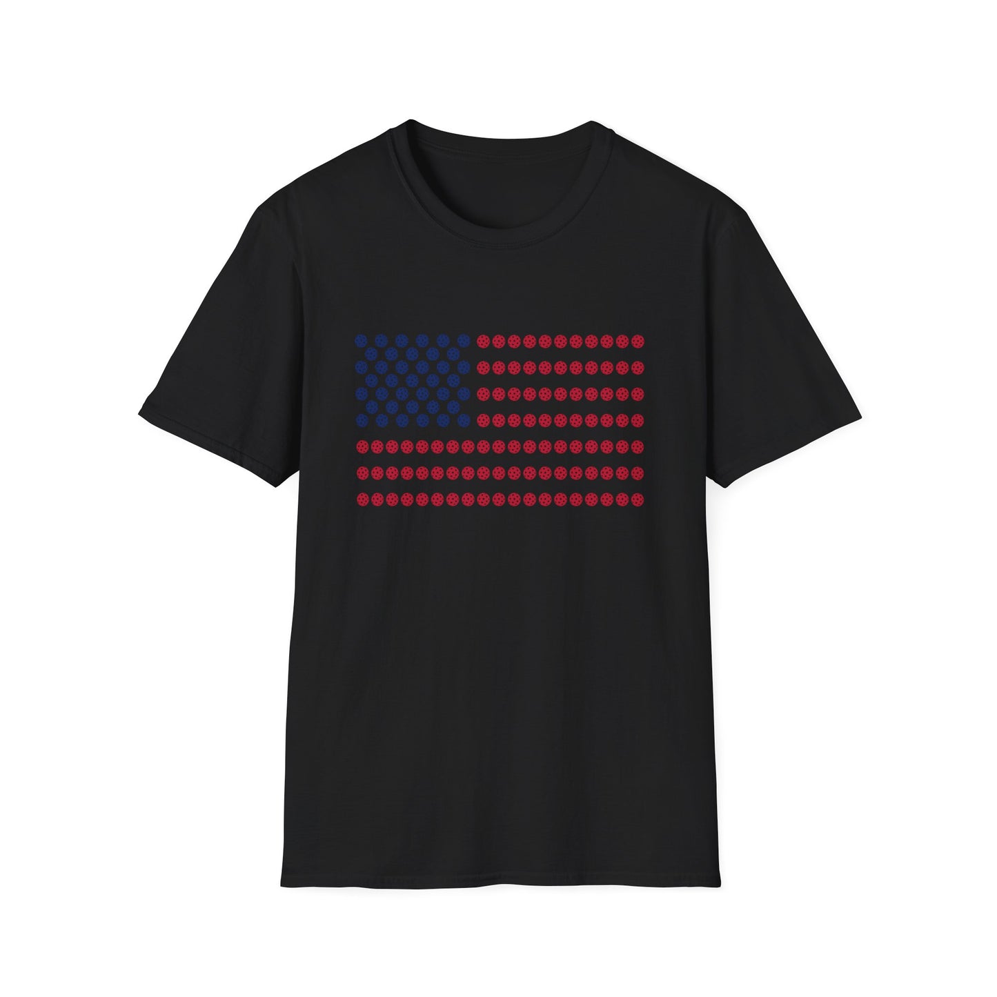 American Flag Pickleball T-Shirt