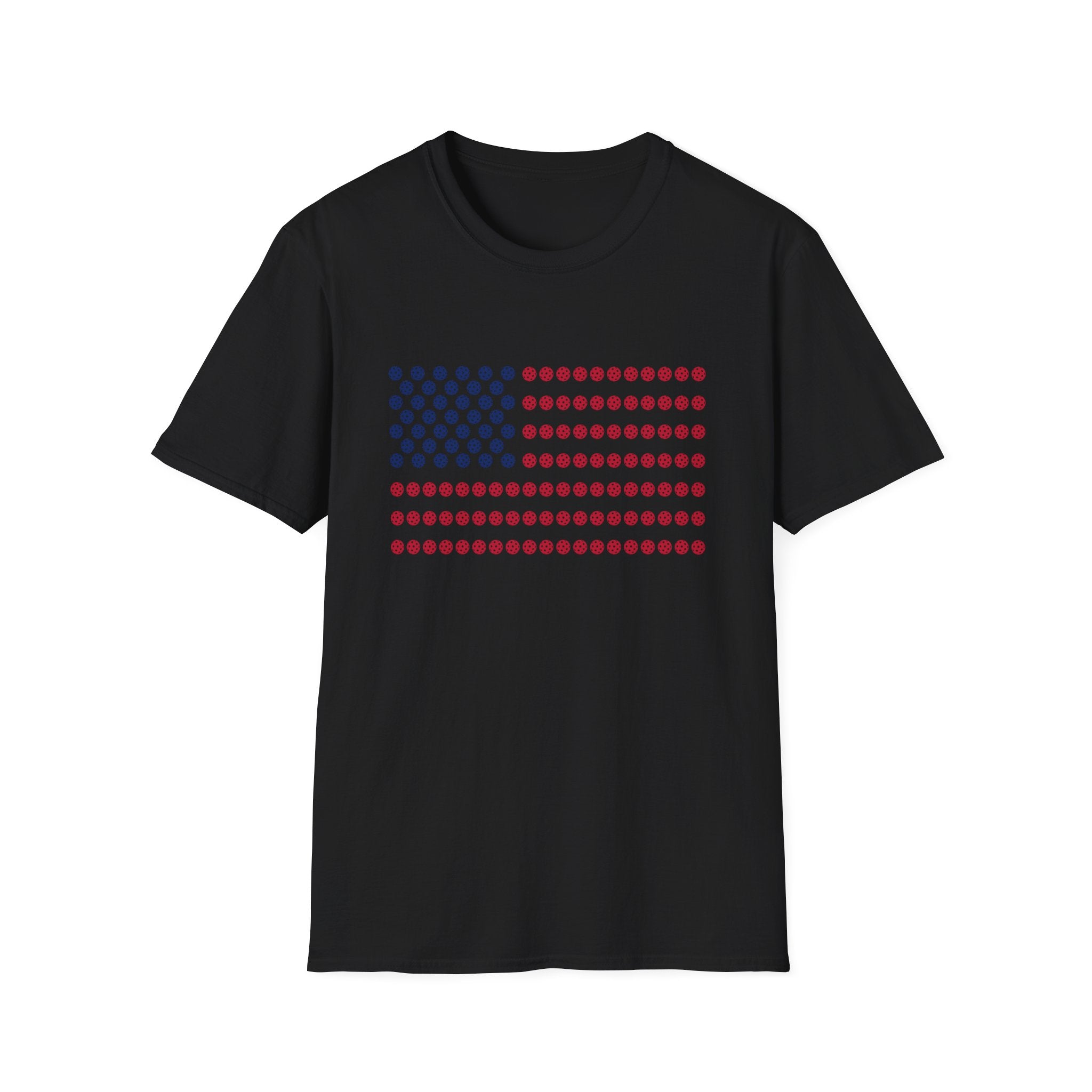 American Flag Pickleball T-Shirt
