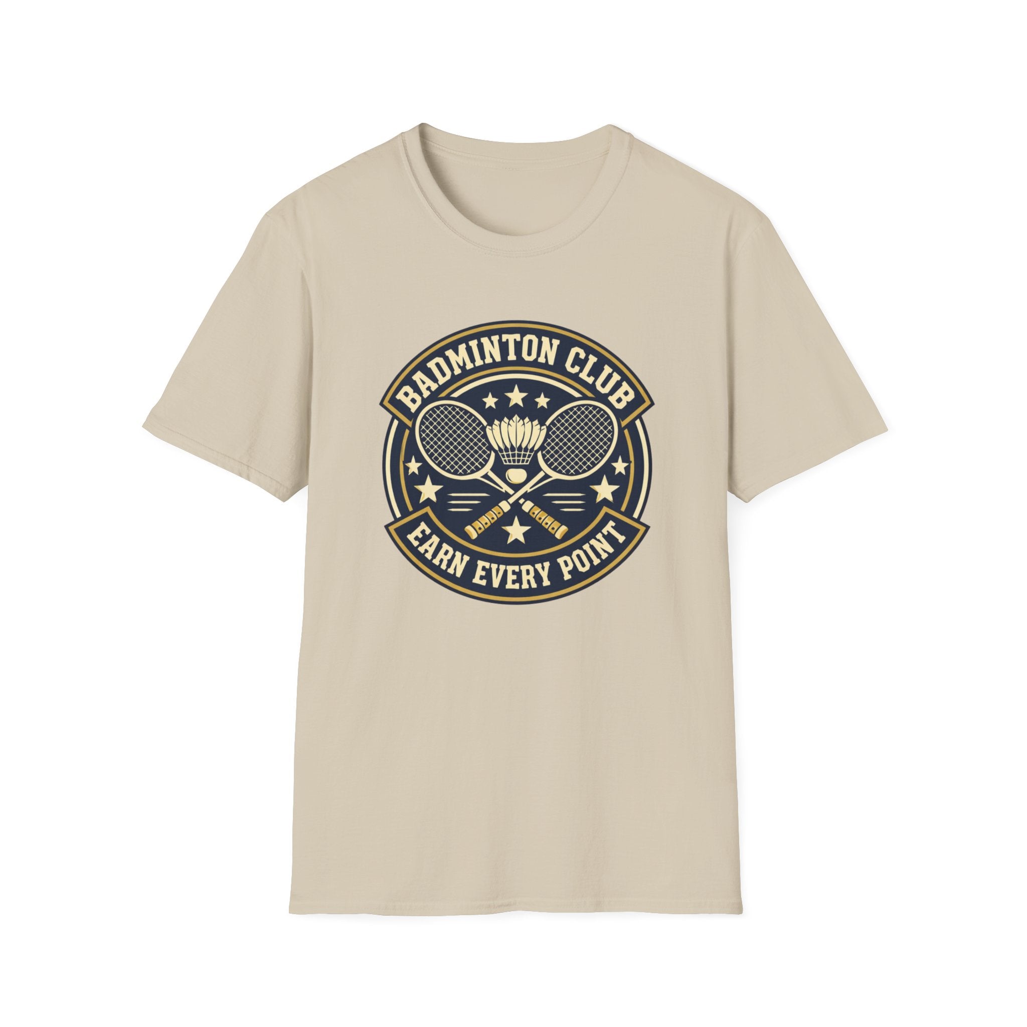 Badminton Club: Earn Every Point T-Shirt