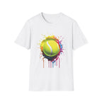 Tennis Ball Colorful Splat T-shirt