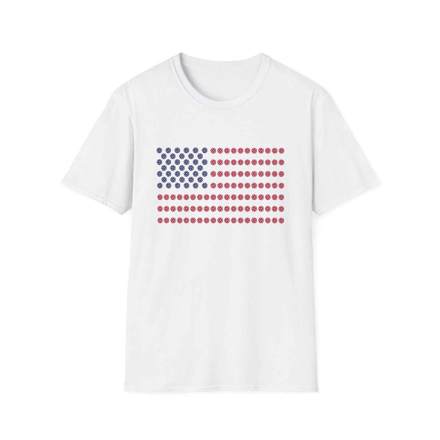 American Flag Pickleball T-Shirt