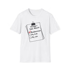 Things I Talk About: Badminton T-Shirt