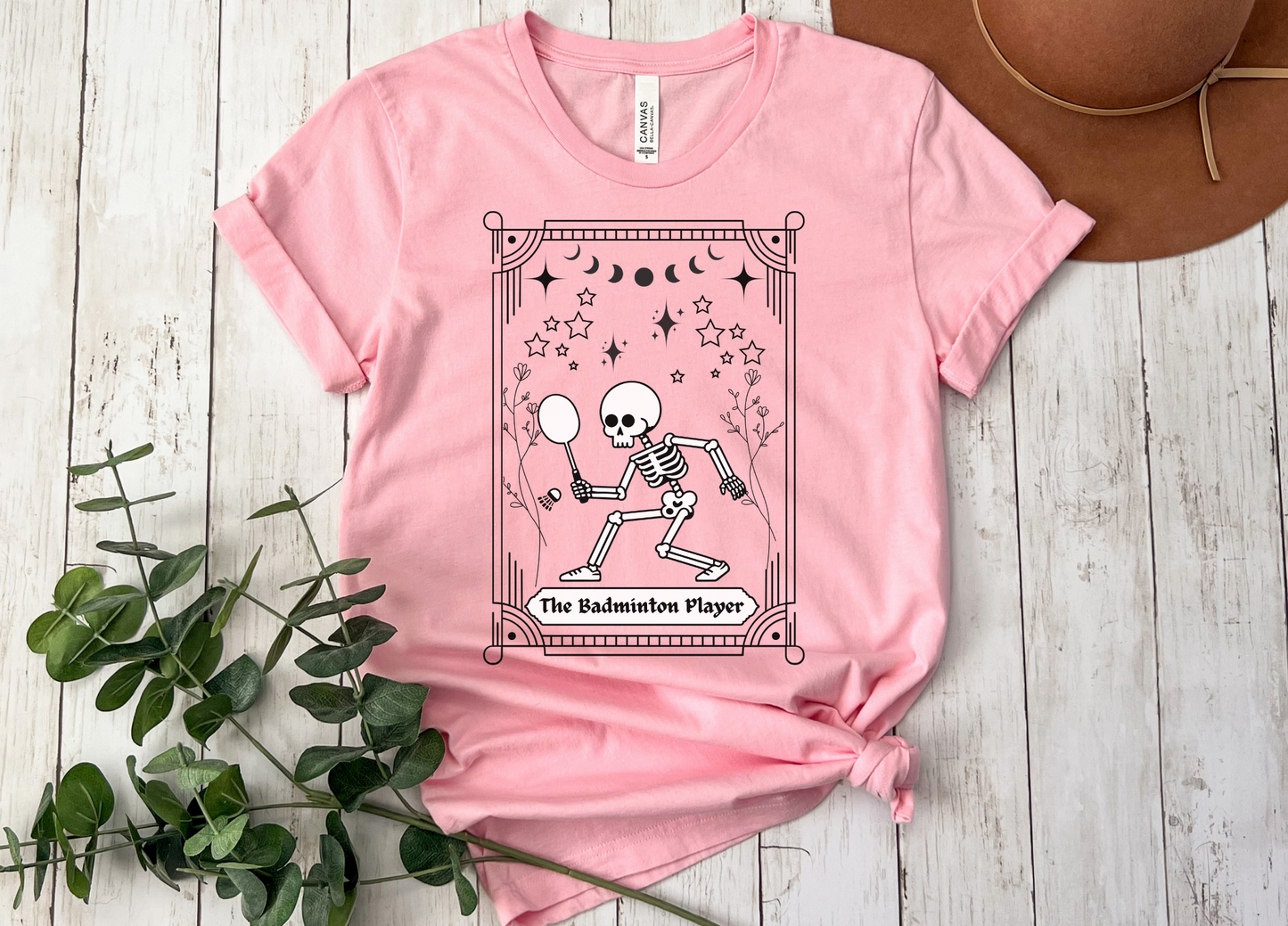 "The Badminton Player" Tarot T-Shirt