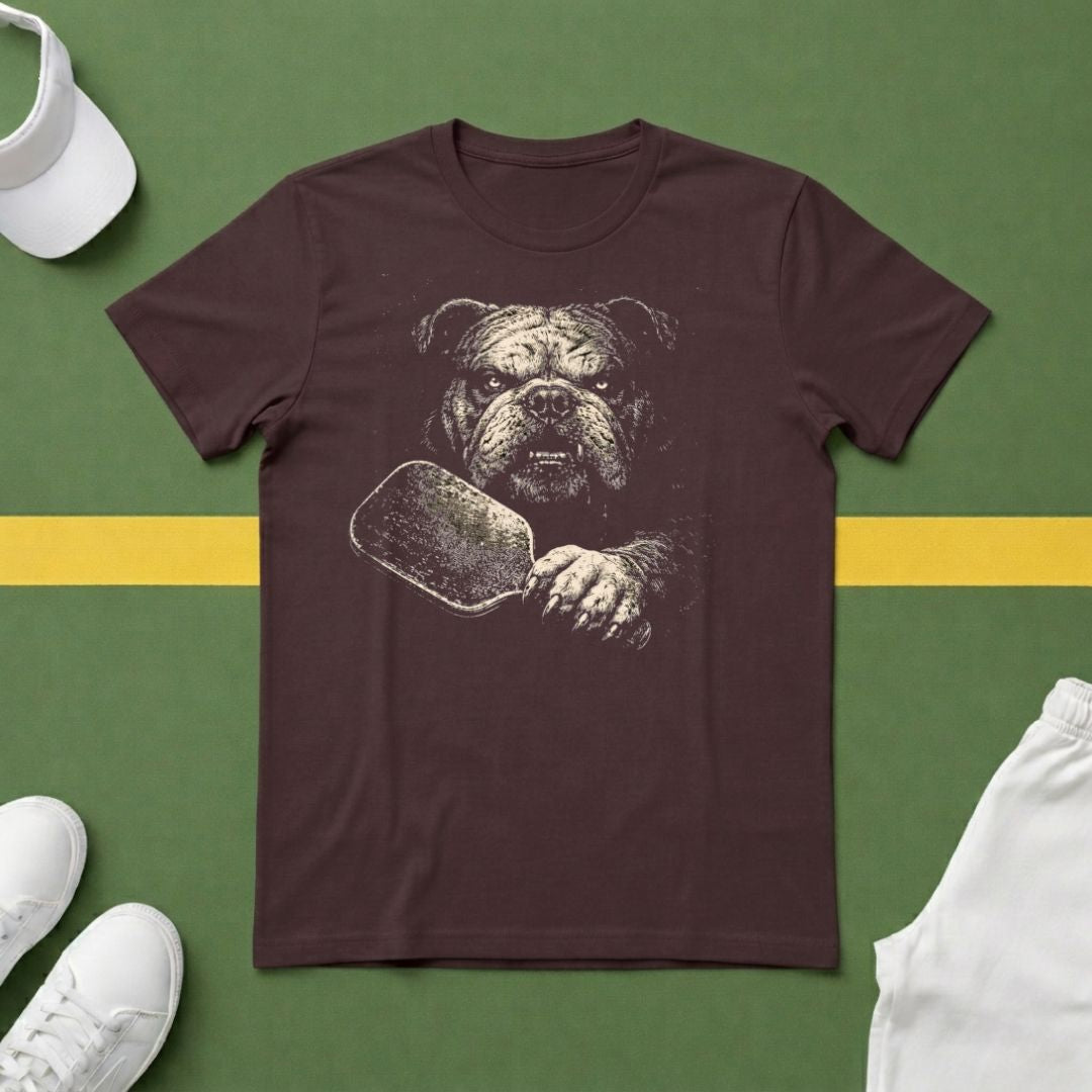 Dark Bulldog Pickleball T-Shirt