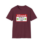 If Found: Return to Pickleball Court T-Shirt