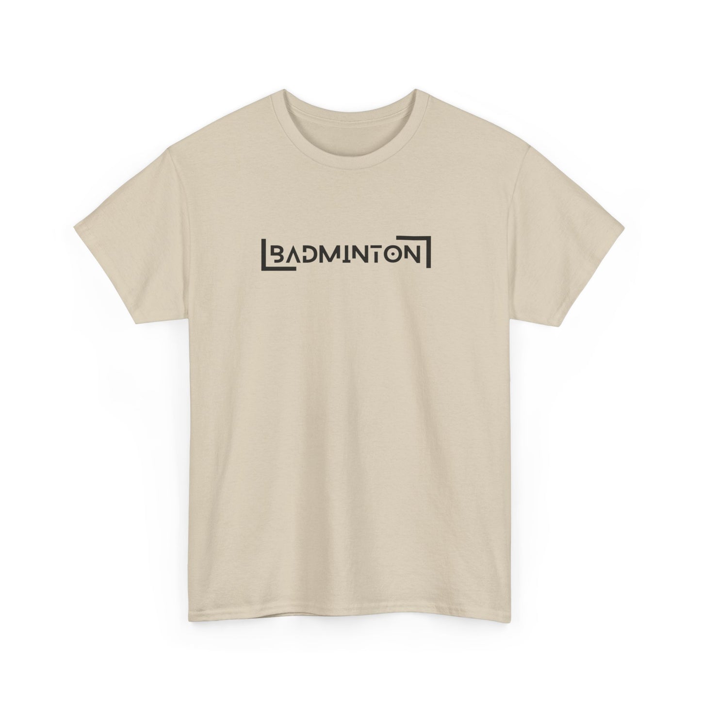 Simple Badminton Square Design T-Shirt