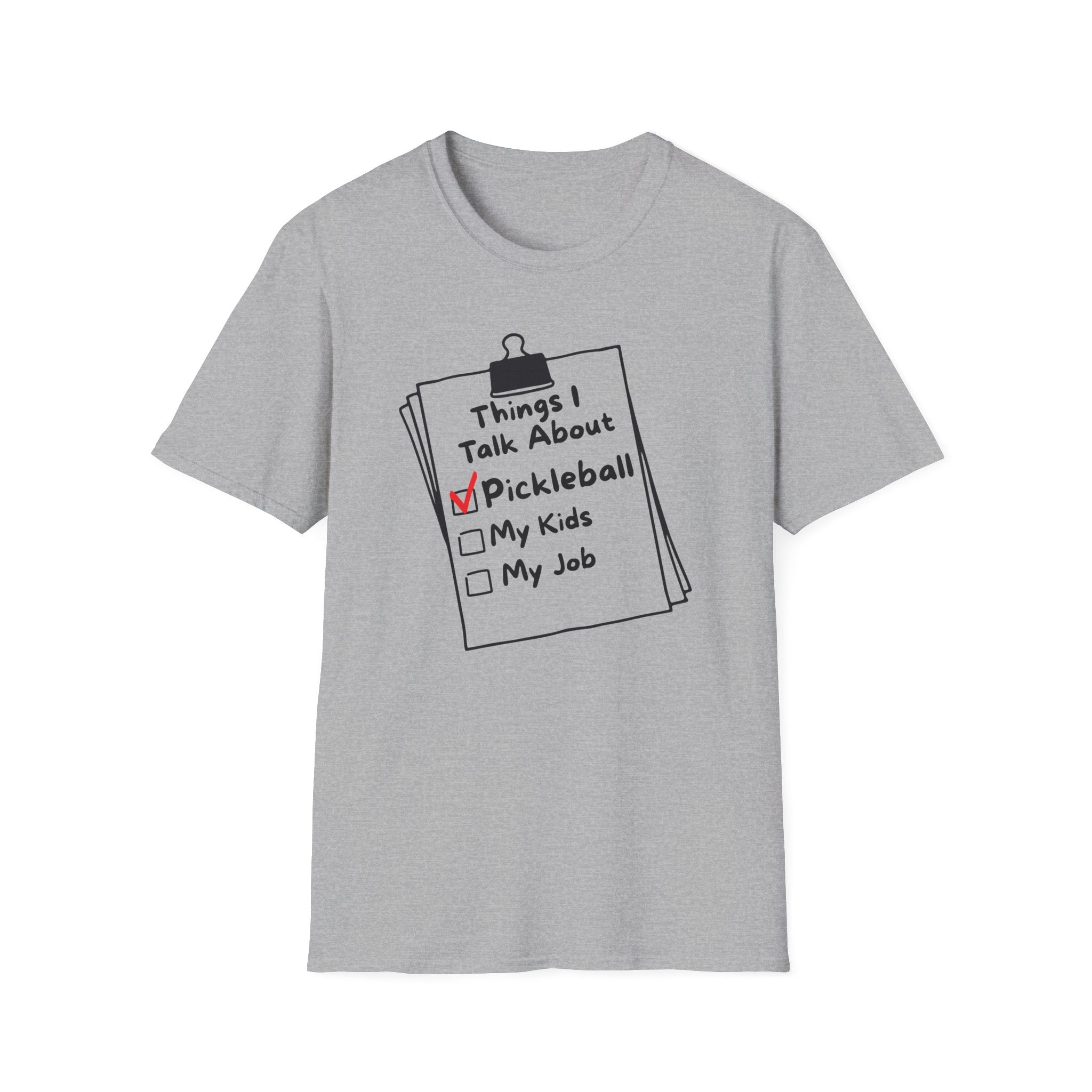 Things I Talk About: Pickleball T-Shirt