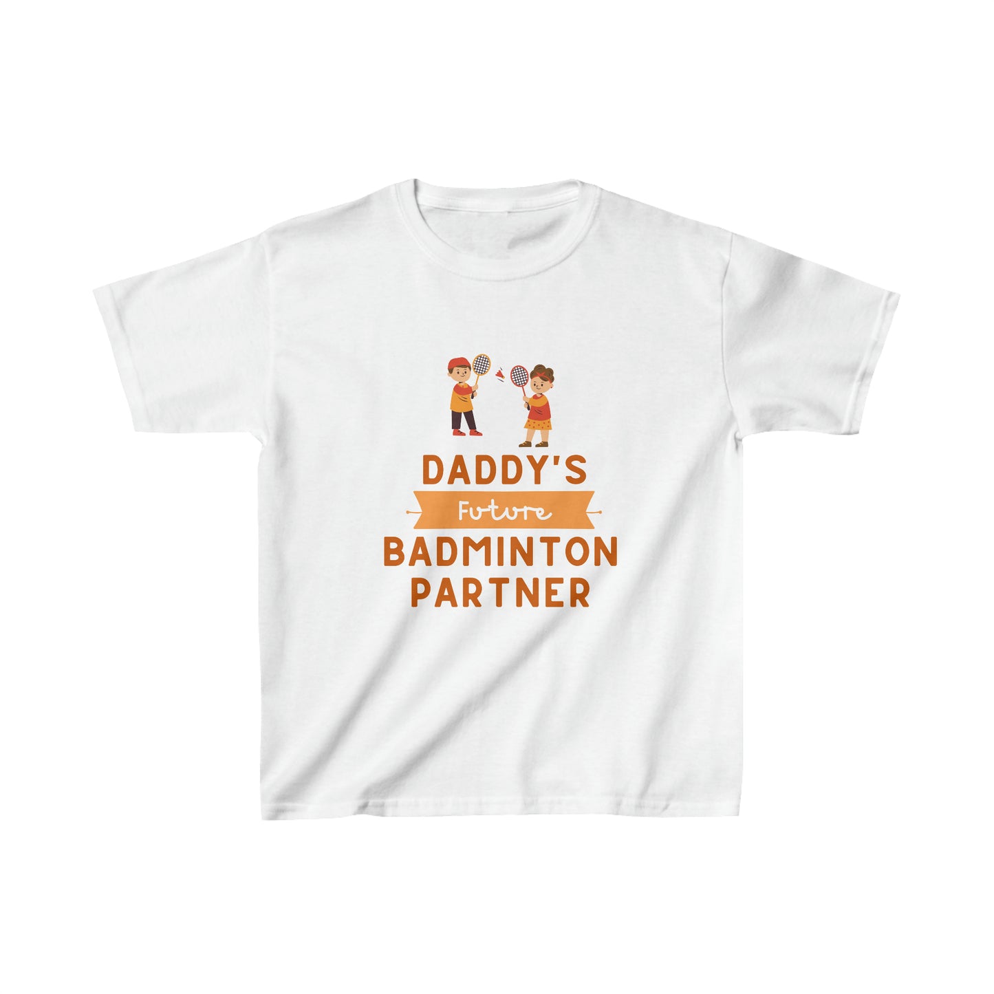Daddy's Future Badminton Partner Kids T-Shirt