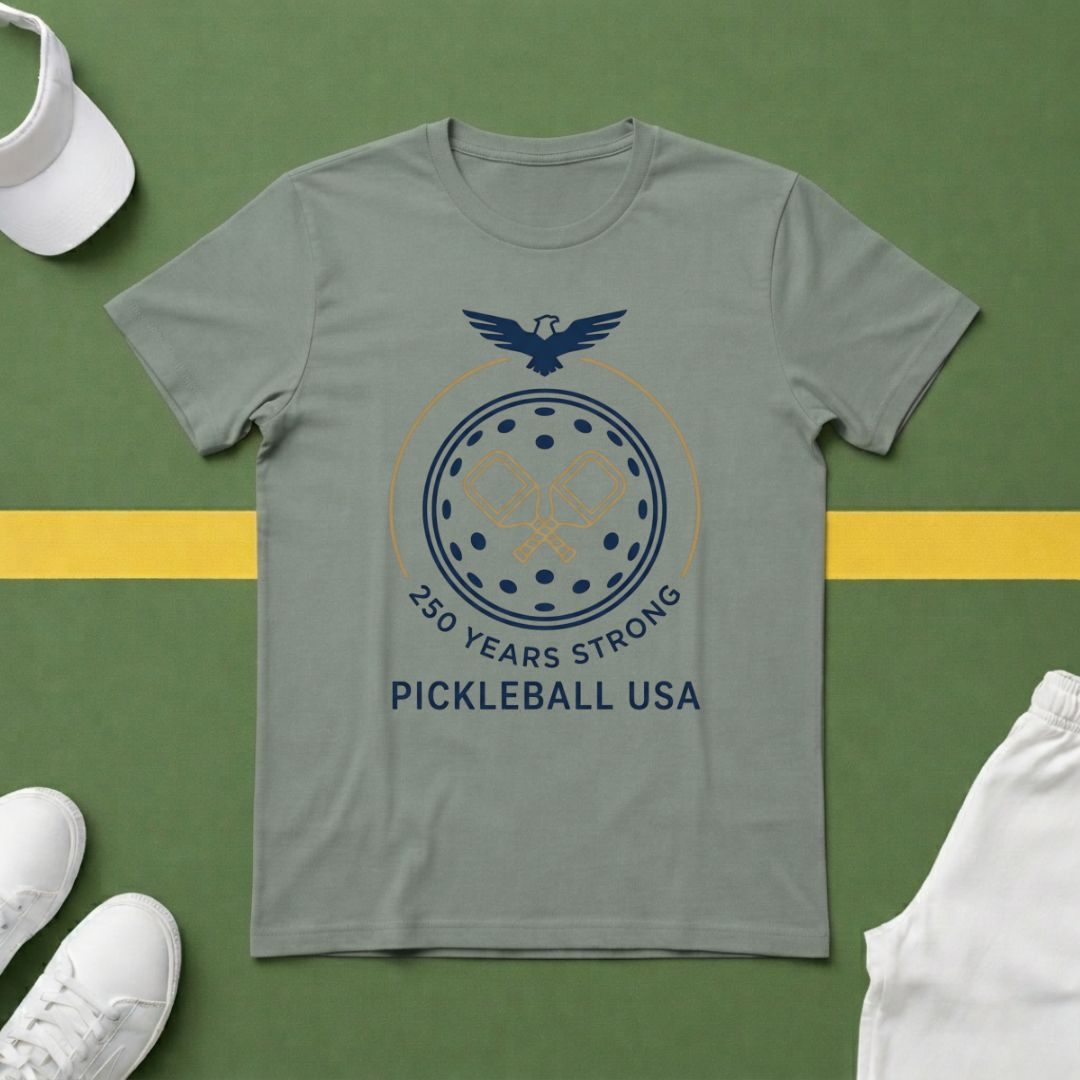 250 Eagle Pickleball USA T-Shirt