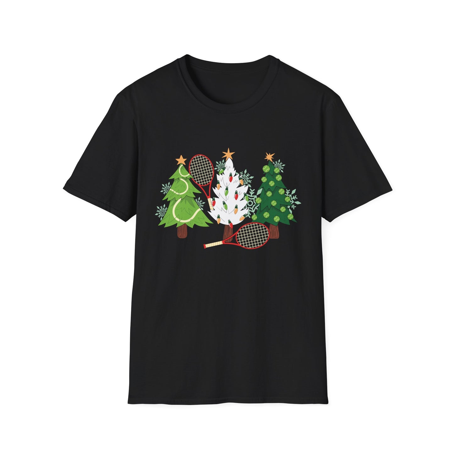 Tennis Christmas Tree T-Shirt