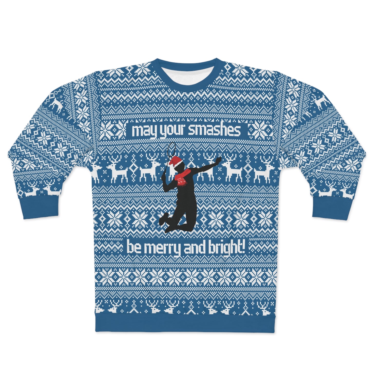 Ugly Badminton Christmas Sweatshirt