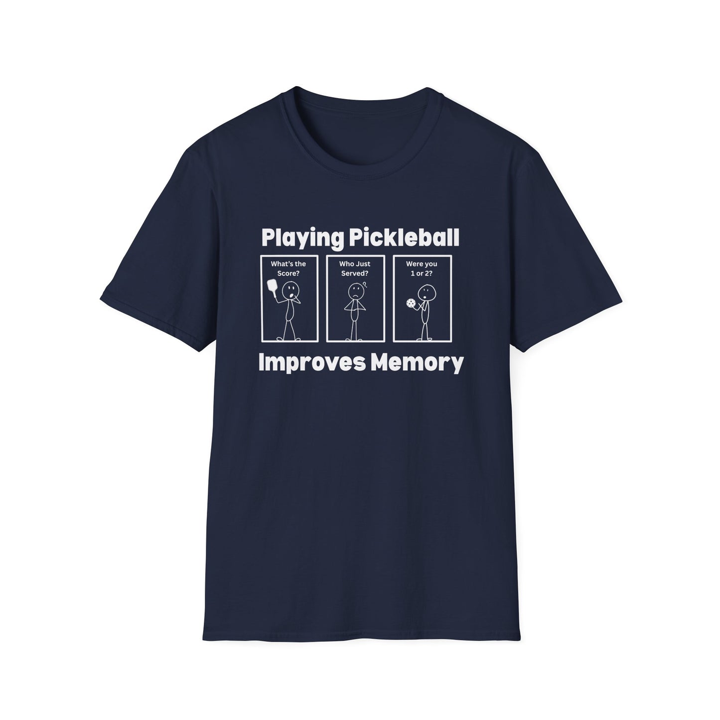 Playing Pickleball Improves Memory T-Shirt