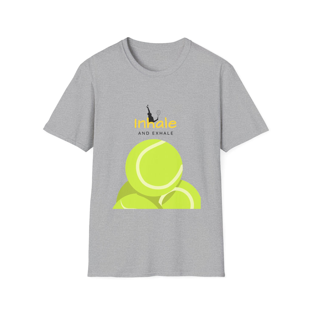 Inhale and Exhale Tennis T-Shirt