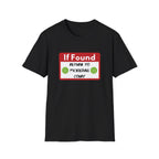 If Found: Return to Pickleball Court T-Shirt
