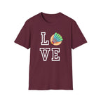 Badminton Love (with Shuttle) T-Shirt