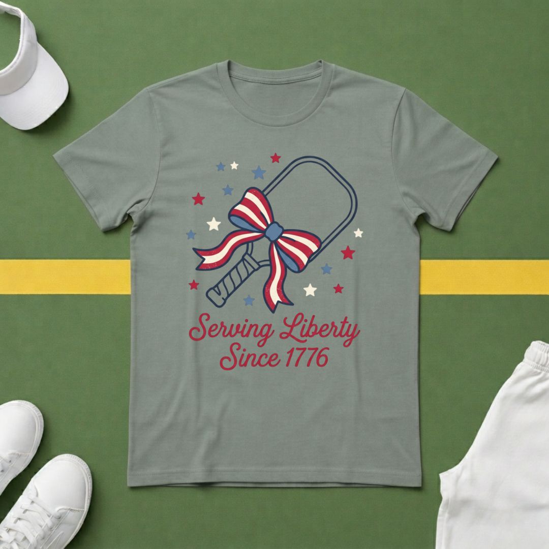 Serving Liberty Pickleball T-Shirt