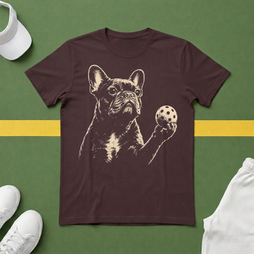 French Bulldog Pickleball T-Shirt
