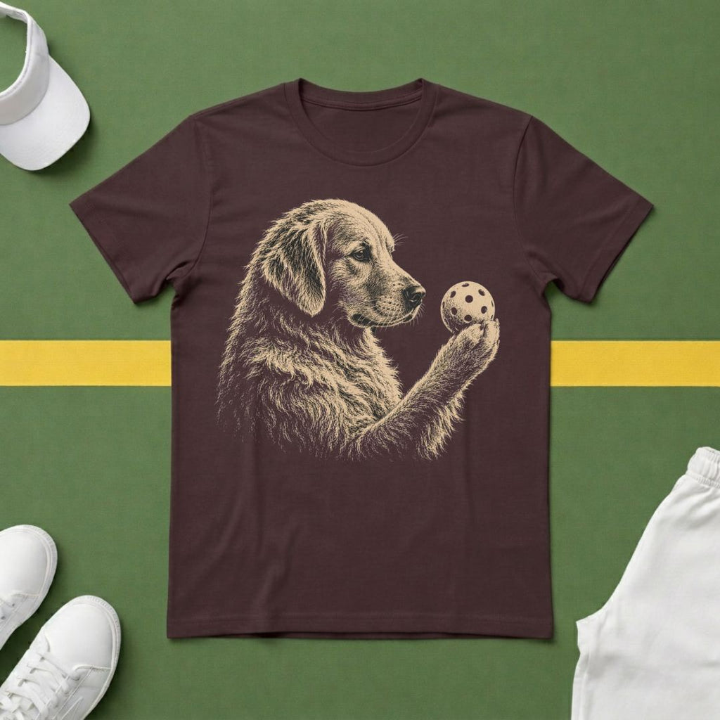 Golden Retriever Pickleball T-Shirt
