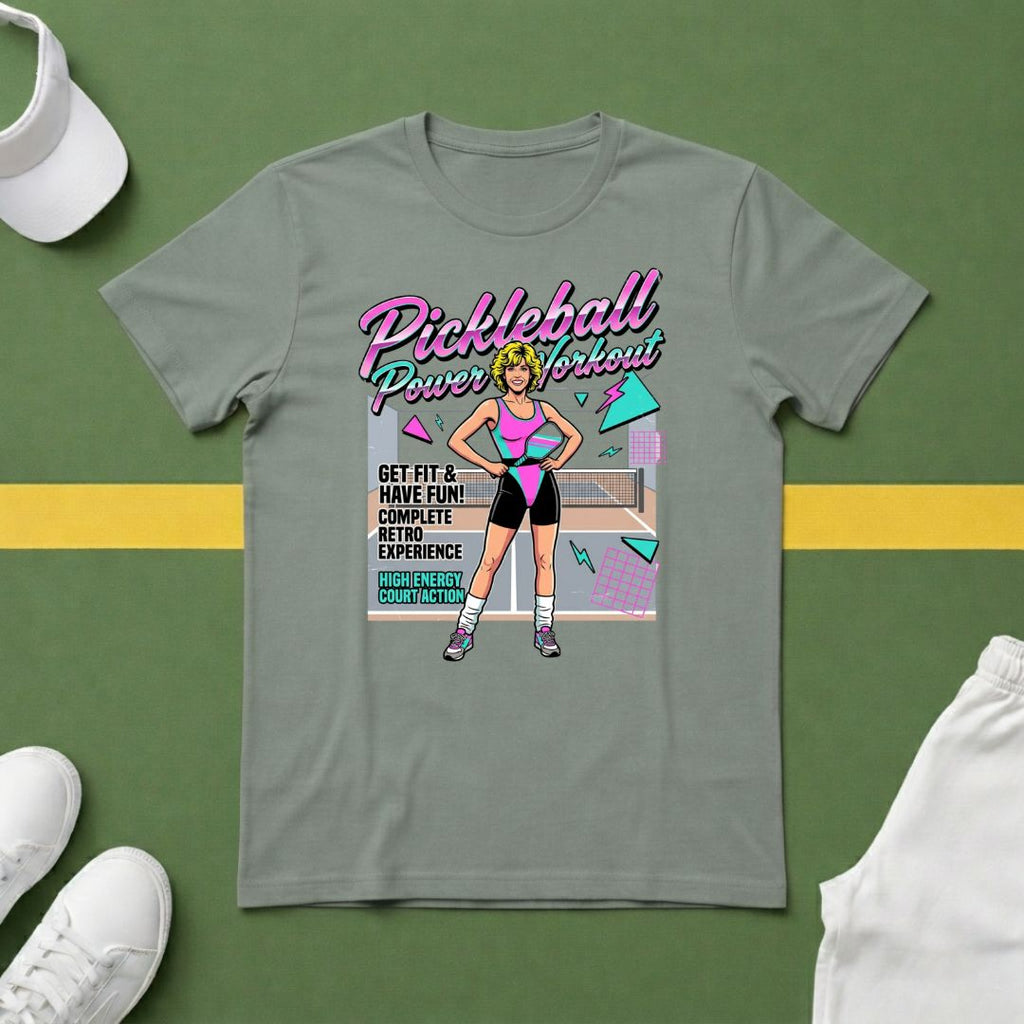 80's Pickleball Power T-Shirt