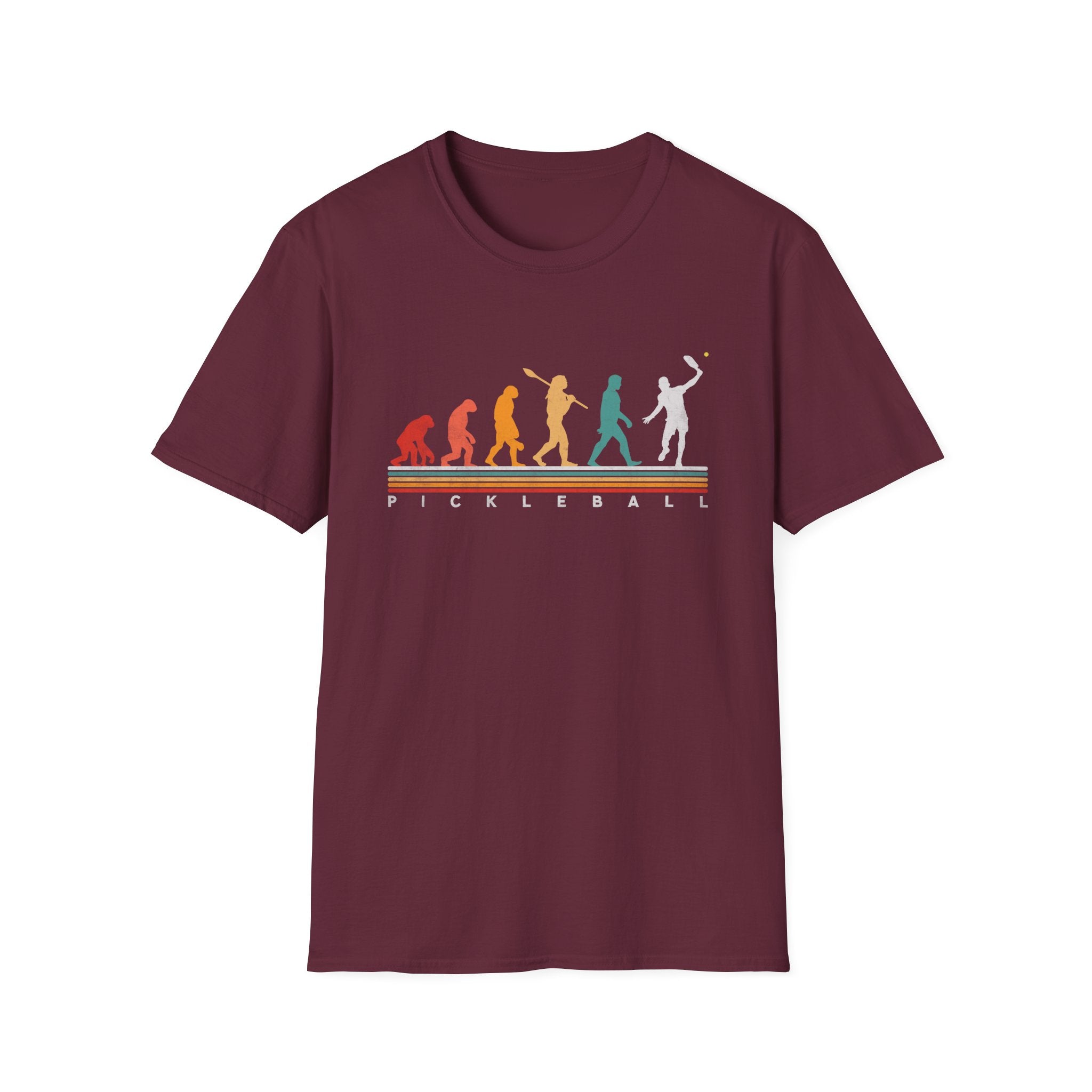 Evolution of a Pickleball Player T-Shirt