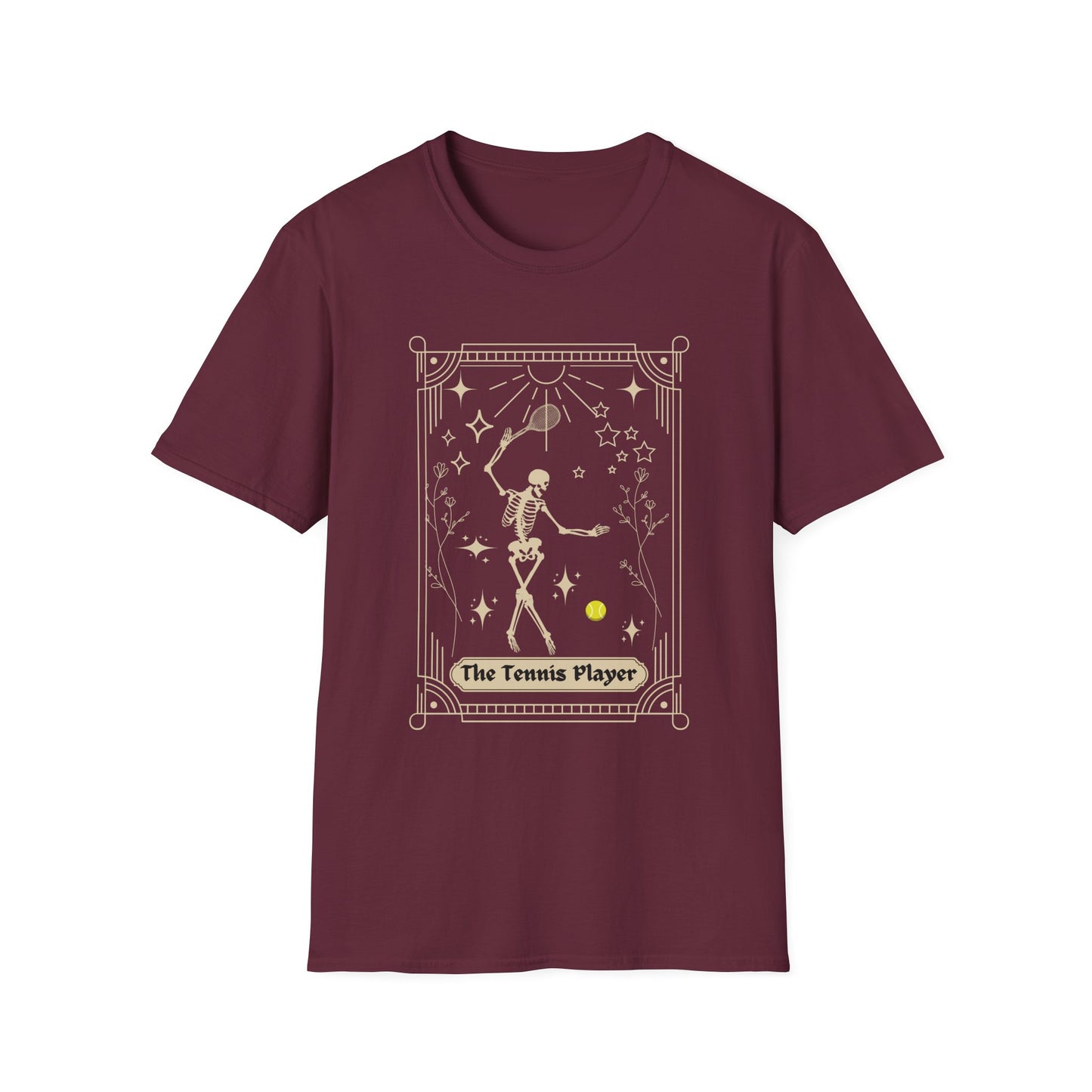 The Tennis Player Tarot Card T-Shirt