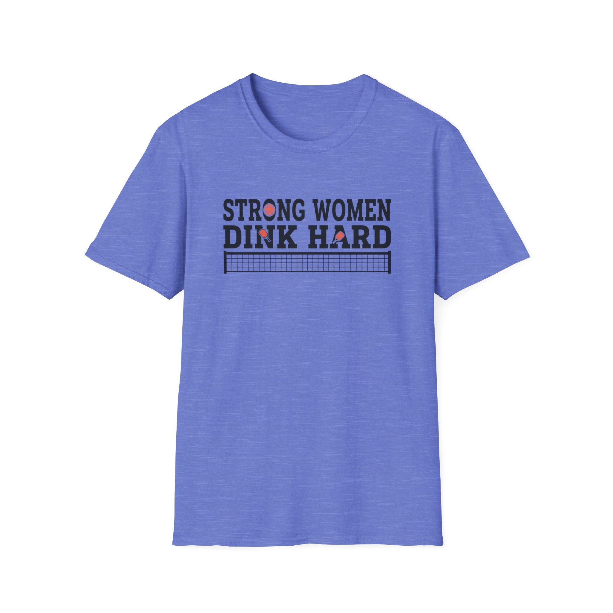 Strong Women Dink Hard Pickleball T-Shirt