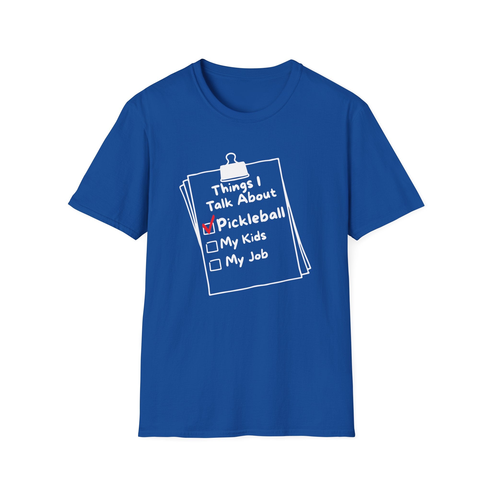 Things I Talk About: Pickleball T-Shirt